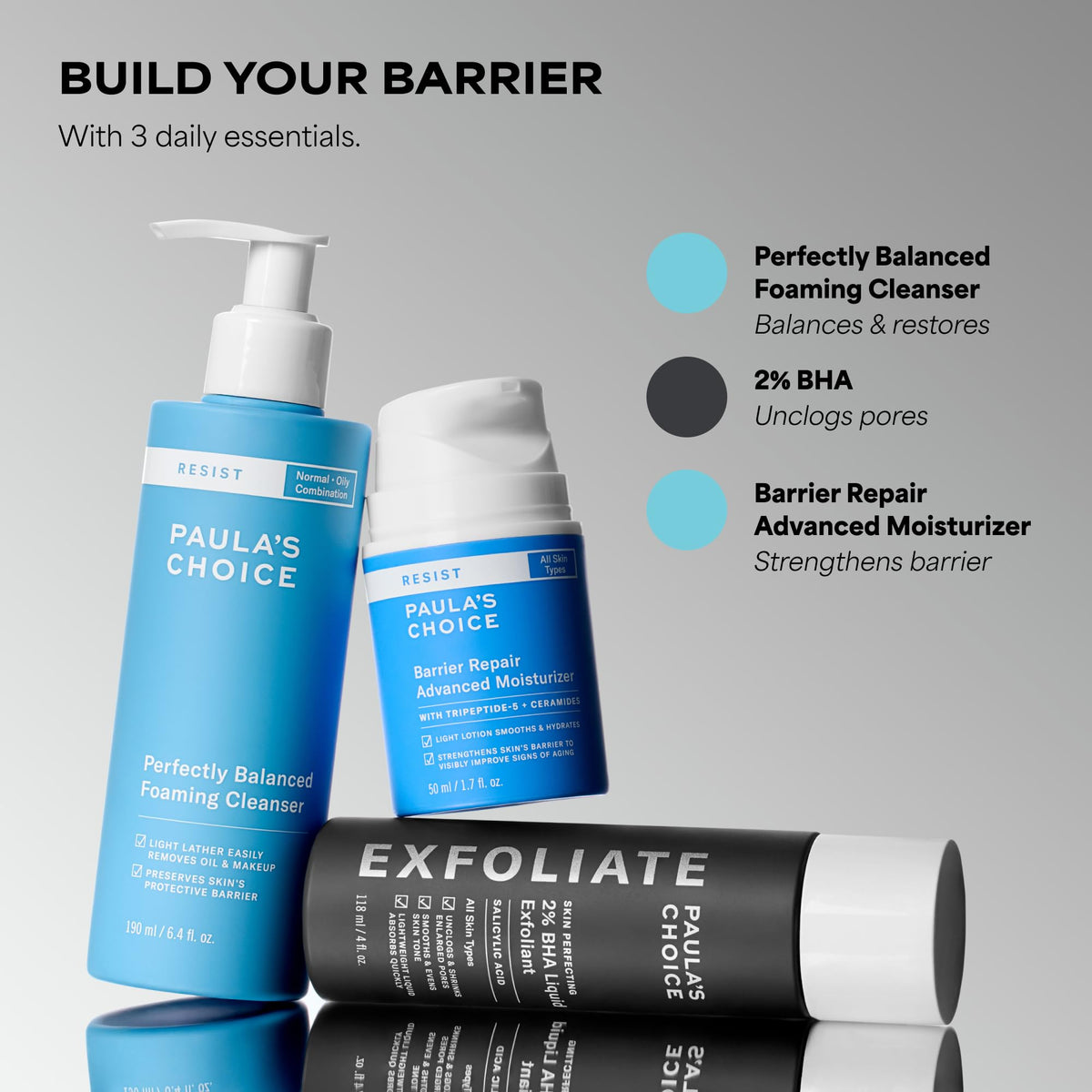 Paula's Choice RESIST Perfectly Balanced Foaming Facial Cleanser, Face Cleanser with Hyaluronic Acid & Aloe, Anti-Aging Face Wash - FENGGESTORE20
