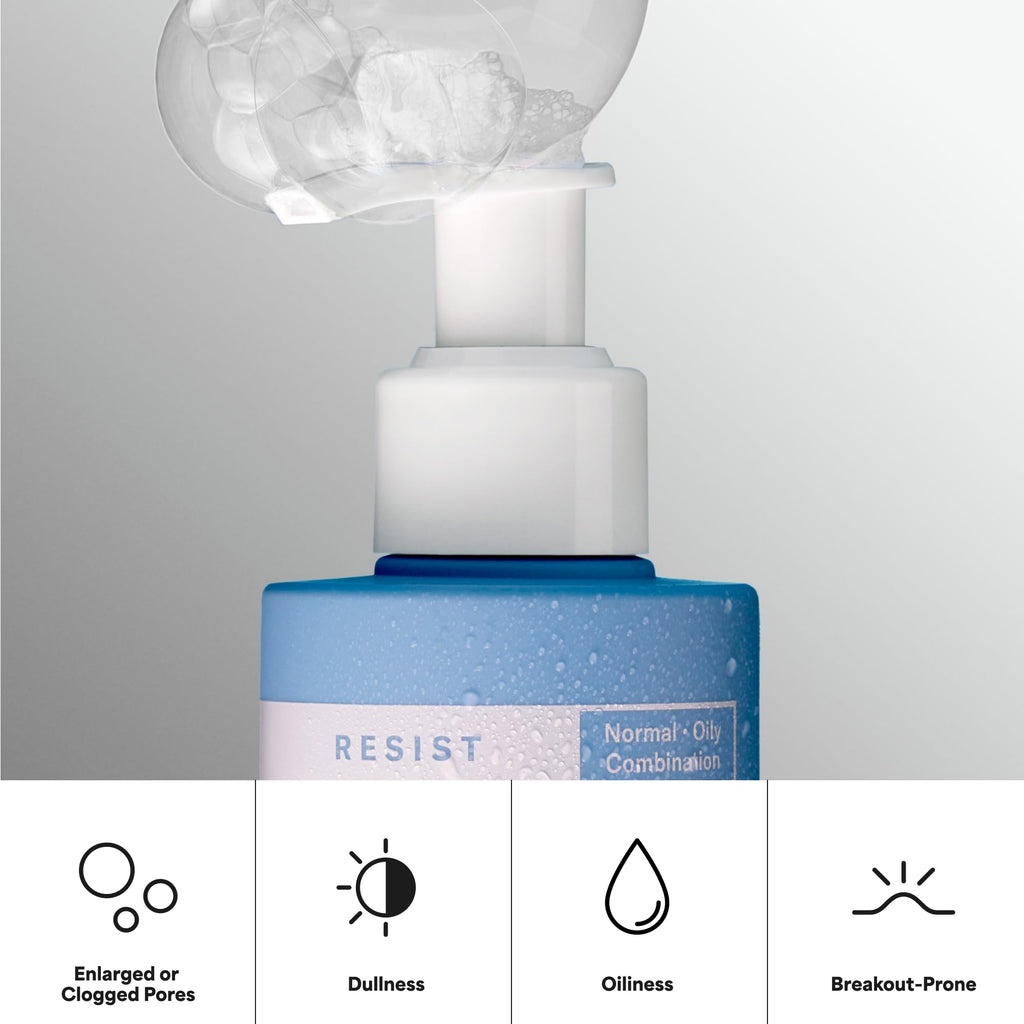 Paula's Choice RESIST Perfectly Balanced Foaming Facial Cleanser, Face Cleanser with Hyaluronic Acid & Aloe, Anti-Aging Face Wash - FENGGESTORE20