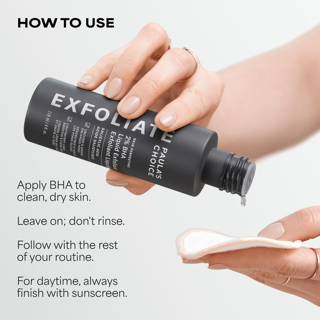Paulas Choice - SKIN PERFECTING 2% BHA Liquid Salicylic Acid Exfoliant - Facial Exfoliant - FENGGESTORE20