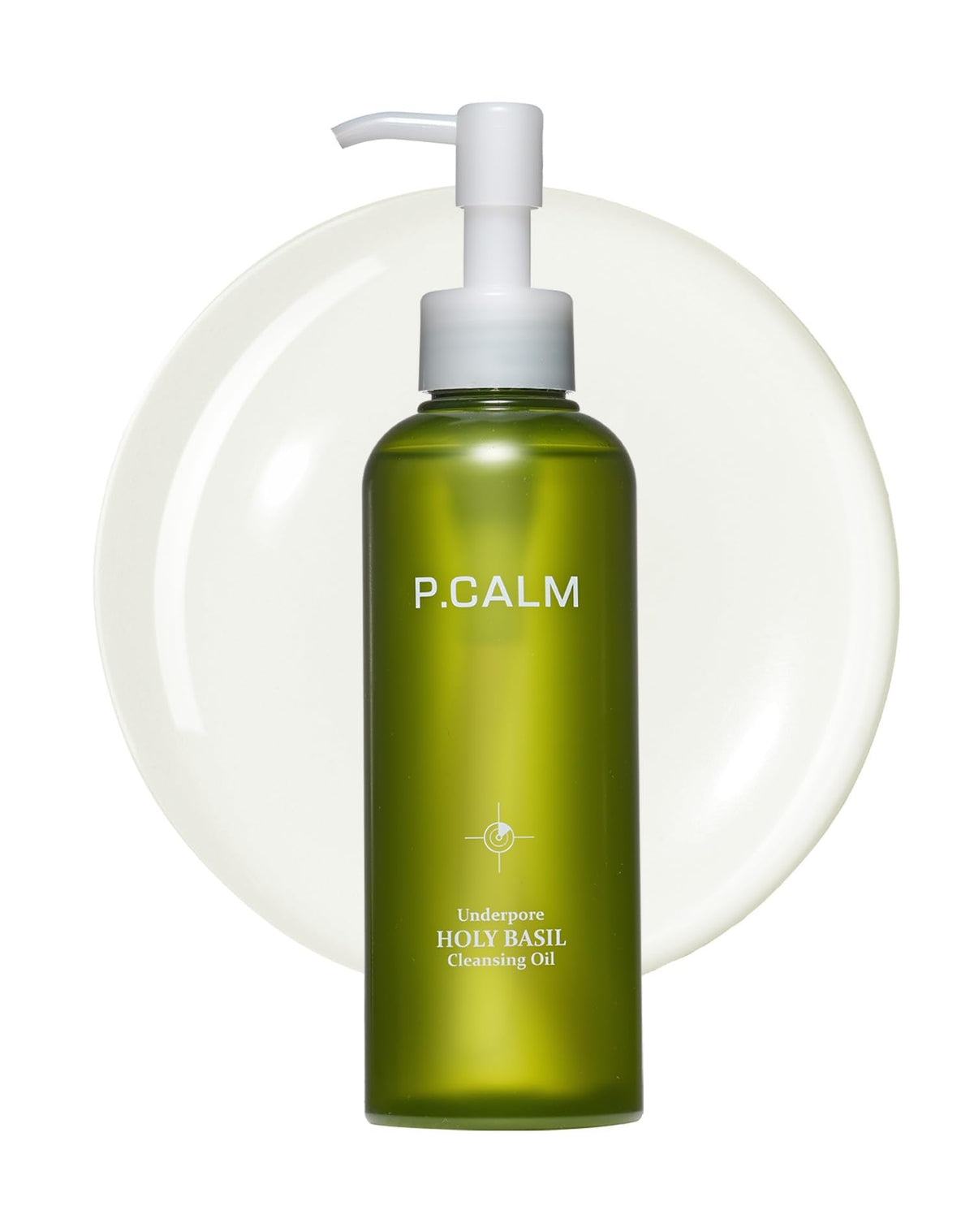 P.CALM Underpore Holy Basil Cleansing Oil – Holy Basil & Tea Tree for Deep Pore Cleansing, Blackhead Removal, and Makeup Removal, Korean Skincare (190ml / 6.42 fl.oz) - FENGGESTORE20