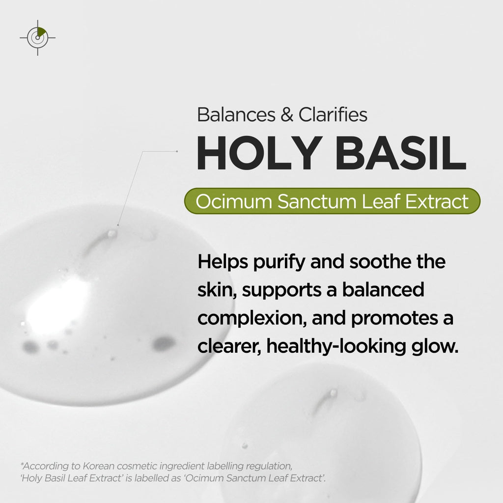 P.CALM Underpore Holy Basil Cleansing Oil – Holy Basil & Tea Tree for Deep Pore Cleansing, Blackhead Removal, and Makeup Removal, Korean Skincare (190ml / 6.42 fl.oz) - FENGGESTORE20