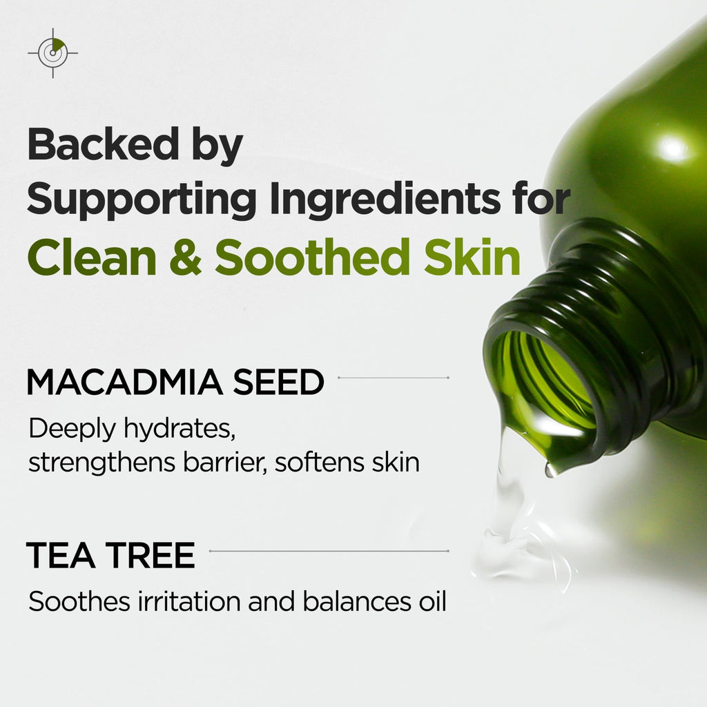 P.CALM Underpore Holy Basil Cleansing Oil – Holy Basil & Tea Tree for Deep Pore Cleansing, Blackhead Removal, and Makeup Removal, Korean Skincare (190ml / 6.42 fl.oz) - FENGGESTORE20