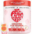Peach Perfect Creatine Blend for Women – Micronized Creatine Monohydrate with BCAA & Collagen for Glute Strength Support – Pink Lemonade – 30 Servings - FENGGESTORE20
