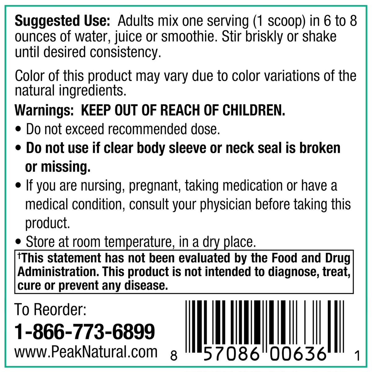 Peak Organic Superfruits - Polyphenol Rich Superfood Powder - Non-GMO Fermented Aronia Berry, Acai, Blueberry, Pomegranate, and Plum - Aging, Metabolic Health, Heart Health (30 Servings) - FENGGESTORE20