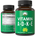 Peak Performance Vitamins D 5,000 iu + A + K + E All in 1 Easy to Swallow Vegan Capsule. ADK Vitamin Supplement with E D3 K2. Essential Vitamins for Mood - FENGGESTORE20