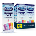Pedialyte Electrolyte Solution Freezer Pops, Hydration Variety Pack— Grape, Blue Raspberry, Cherry, Orange, Pack of 64 - FENGGESTORE20