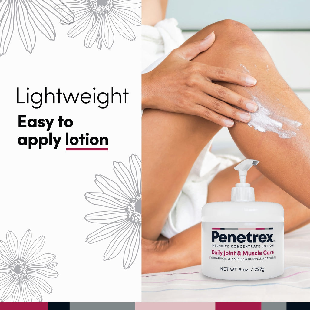 Penetrex Joint & Muscle Care Lotion – Soothing Botanical Formula with Arnica, Vitamin B6 & MSM – Lightweight Easy to Apply Lotion - Fresh Disappearing Scent - for Everyday Movement Support - FENGGESTORE20