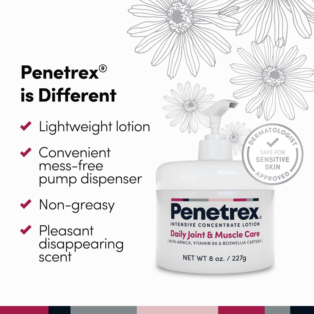 Penetrex Joint & Muscle Care Lotion – Soothing Botanical Formula with Arnica, Vitamin B6 & MSM – Lightweight Easy to Apply Lotion - Fresh Disappearing Scent - for Everyday Movement Support - FENGGESTORE20