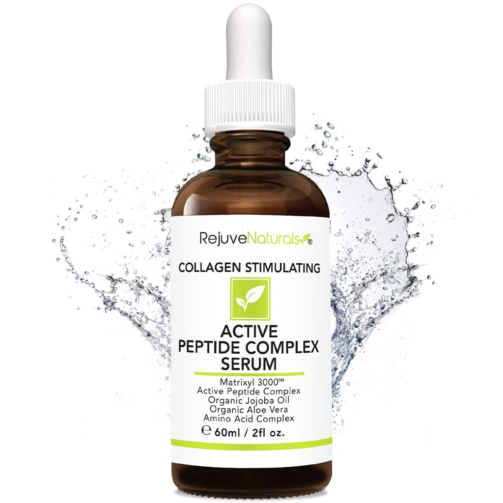 Peptide Complex Serum with Matrixyl 3000 (2 oz, Double-Sized) Minimizes Look of Fine Lines & Deep Wrinkles, Crow's Feet, Crepey Skin. Lightweight Anti Aging Moisturizer for Face & Neck - FENGGESTORE20