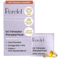 Perelel 1st Trimester Prenatal Pack, Multivitamin with Folate, Vitamin D, Omega 3, Iron & Ginger, Nutritional Support for Early Pregnancy - FENGGESTORE20