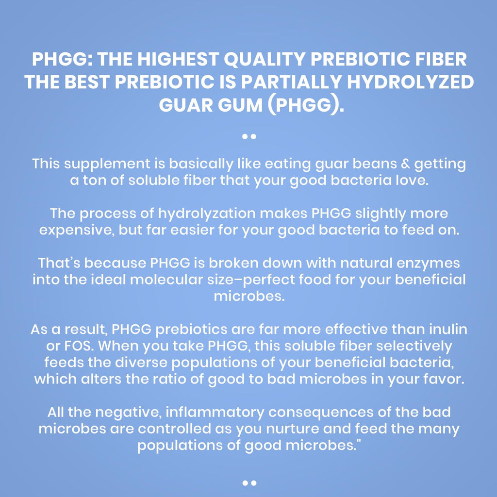 PERFECT PASS Prebiotic PHGG Partially Hydrolyzed Guar Gum 210g Powder - 100% Natural Gluten Free Non GMO - Certified Kosher Vegetarian Sugar Free - FENGGESTORE20