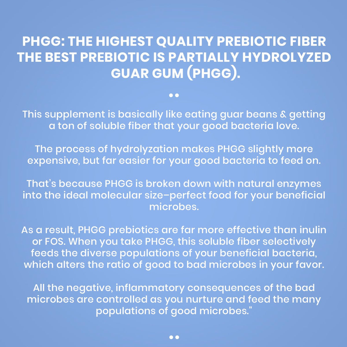 PERFECT PASS Prebiotic PHGG Partially Hydrolyzed Guar Gum 210g Powder - 100% Natural Gluten Free Non GMO - Certified Kosher Vegetarian Sugar Free - FENGGESTORE20