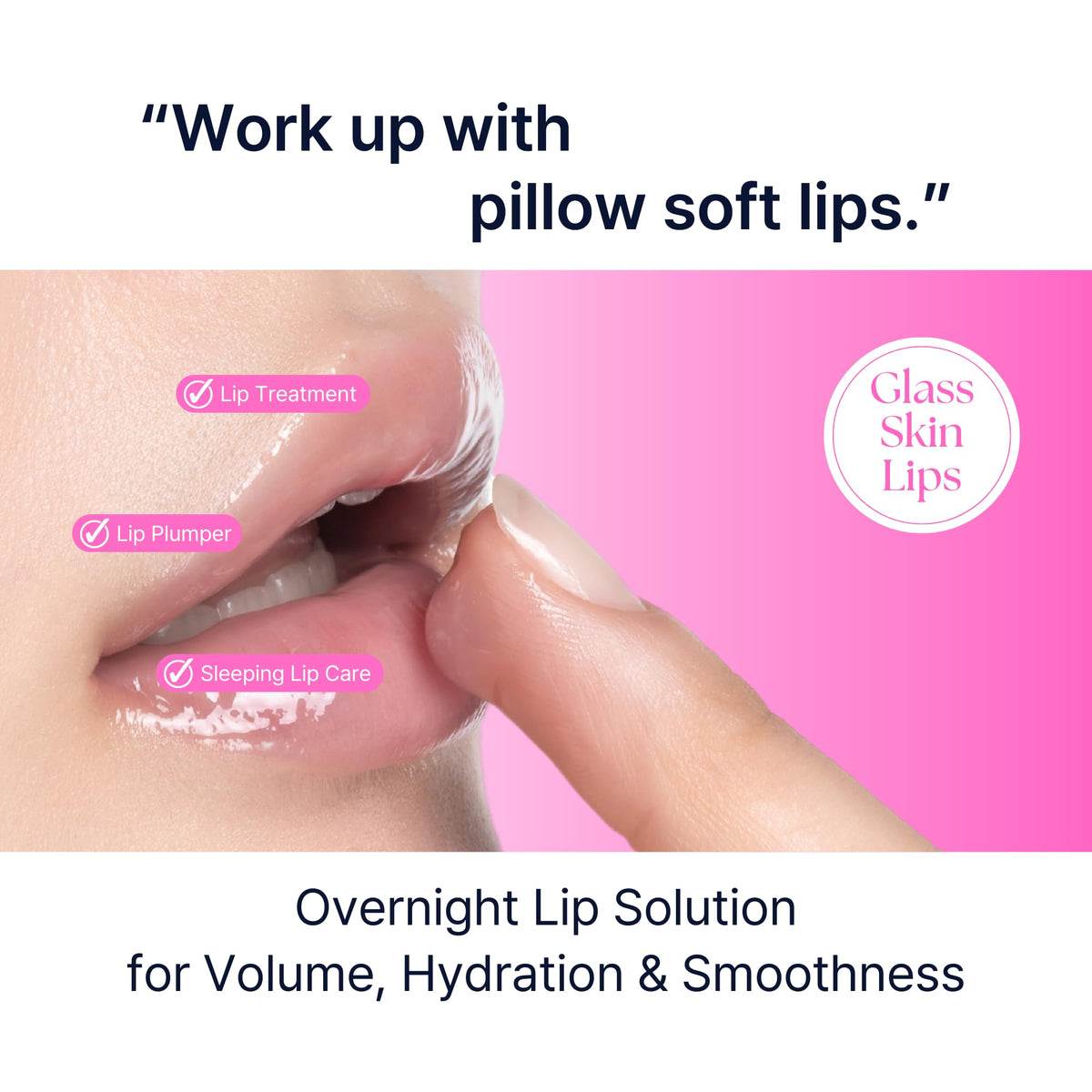 Perfect Sleep Lip Collagen 0.50fl.oz, Intensive Collagen Lip Sleeping Mask Infused with Peptides, Rice Protein & Willow Bark Extract - FENGGESTORE20