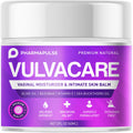 Pharmapulse Vaginal Moisturizer, Vulva Balm Cream, Intimate Skin Care, Menopause Support - Relieves Dryness, Itching, Burning, Redness, Chafing, Odor, Irritation - Estrogen Free 2oz - FENGGESTORE20