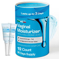 Pharmlitalia Vaginal Moisturizer Gel for Vagina Health, Moisturizer Applicators for Vaginal Dryness Relief and Long Lasting Wetness - Pre and Post Menopausal - 12 Pre Filled Applicators - FENGGESTORE20