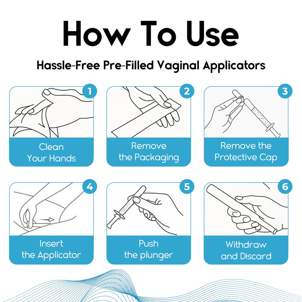 Pharmlitalia Vaginal Moisturizer Gel for Vagina Health, Moisturizer Applicators for Vaginal Dryness Relief and Long Lasting Wetness - Pre and Post Menopausal - 12 Pre Filled Applicators - FENGGESTORE20