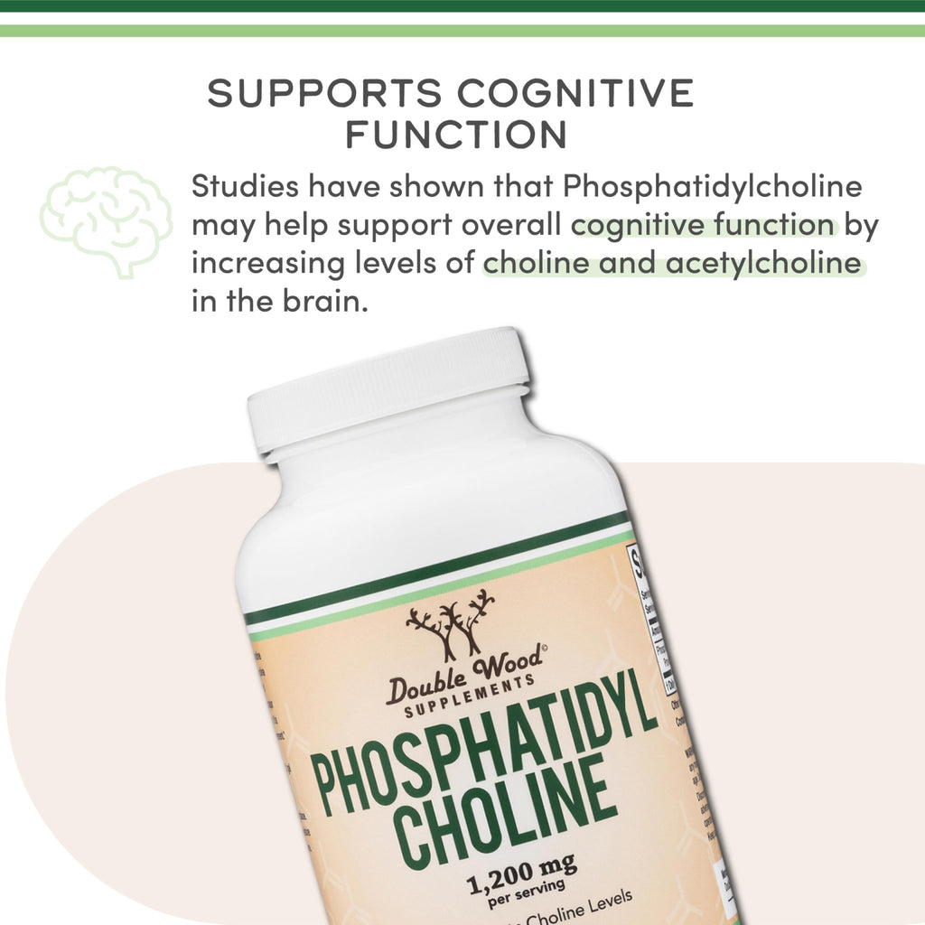 Phosphatidylcholine 1,200mg – 210 Softgels – Enhanced Version of Sunflower and Soy Lecithin (Choline Supplements) - Non-GMO and Gluten Free - FENGGESTORE20