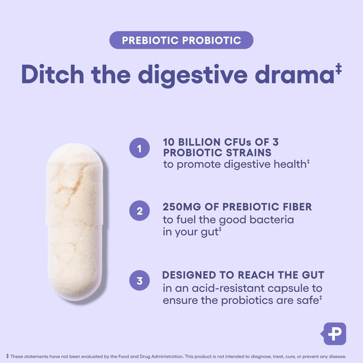 Physician's CHOICE Prebiotic-Probiotic - Multi-Strain Probiotics & Synergistic Prebiotics -Designed for Digestive Health, Supporting Gut Microbiome - FENGGESTORE20