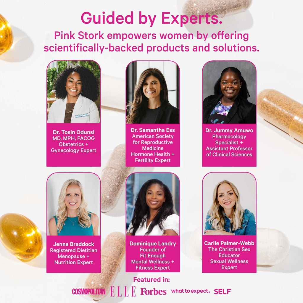 Pink Stork Total Postnatal Vitamins for Women | Vegan DHA, Iron, Folate, B12 | Postpartum Recovery Essentials | Lactation Support for Breastfeeding Moms - FENGGESTORE20