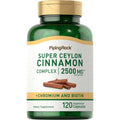 Piping Rock Ceylon Cinnamon Capsules | 120 Pills | Complex Supplement with Chromium and Biotin | Vegetarian, Non-GMO, Gluten Free - FENGGESTORE20