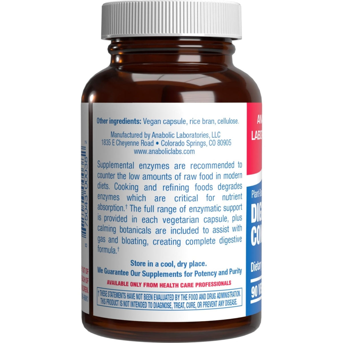 Plant Based Multi Digestive Enzymes Supplement - Clinically Formulated Digestion Supplement with Soothing Herbs and Enzymes for Women and Men - FENGGESTORE20