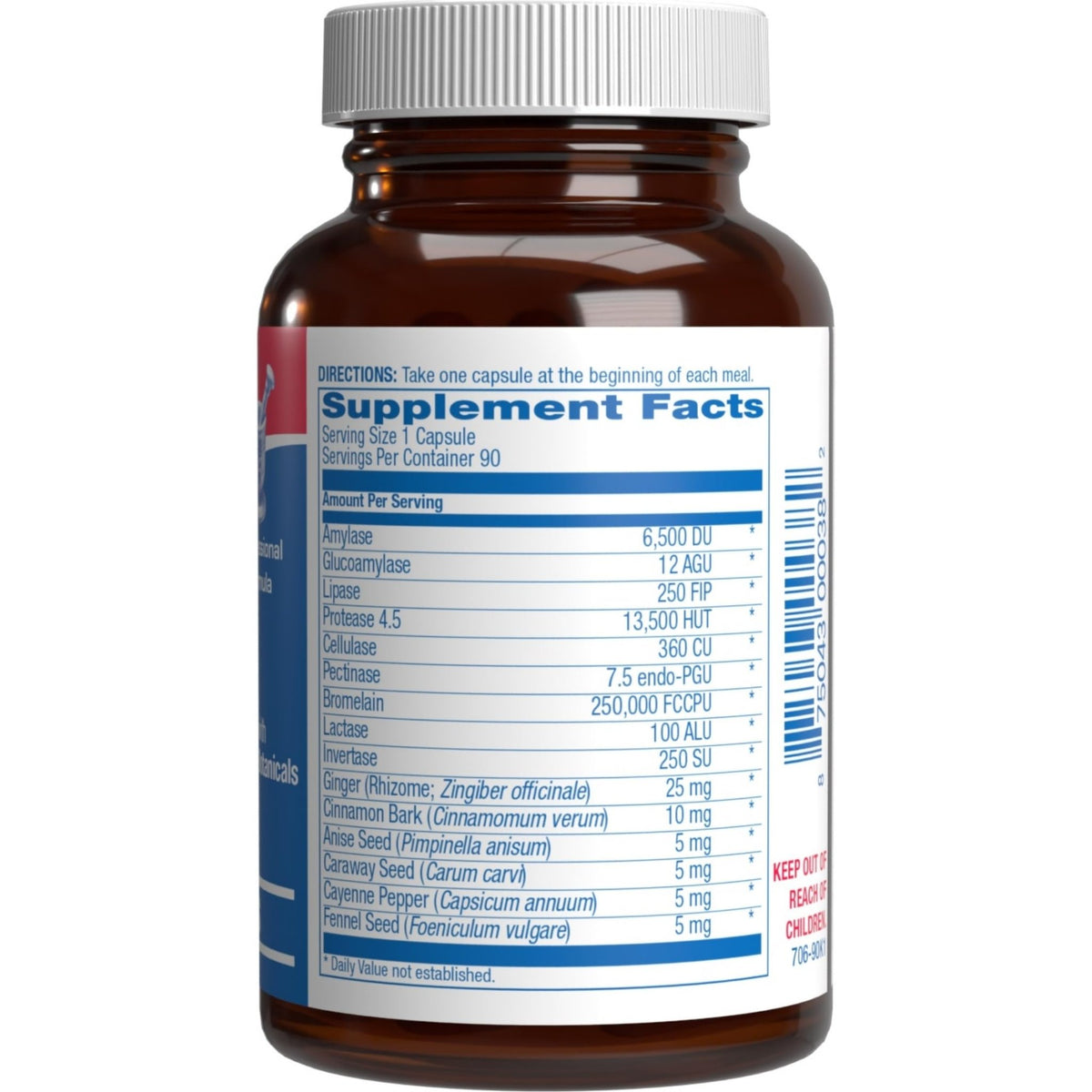Plant Based Multi Digestive Enzymes Supplement - Clinically Formulated Digestion Supplement with Soothing Herbs and Enzymes for Women and Men - FENGGESTORE20