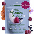 Plant People WonderSleep Mushroom Gummies Supplement for Sleep, No Melatonin with Reishi Super Mushrooms, Wild Elderberry Flavor, Sugar-Free (60 Count) - FENGGESTORE20