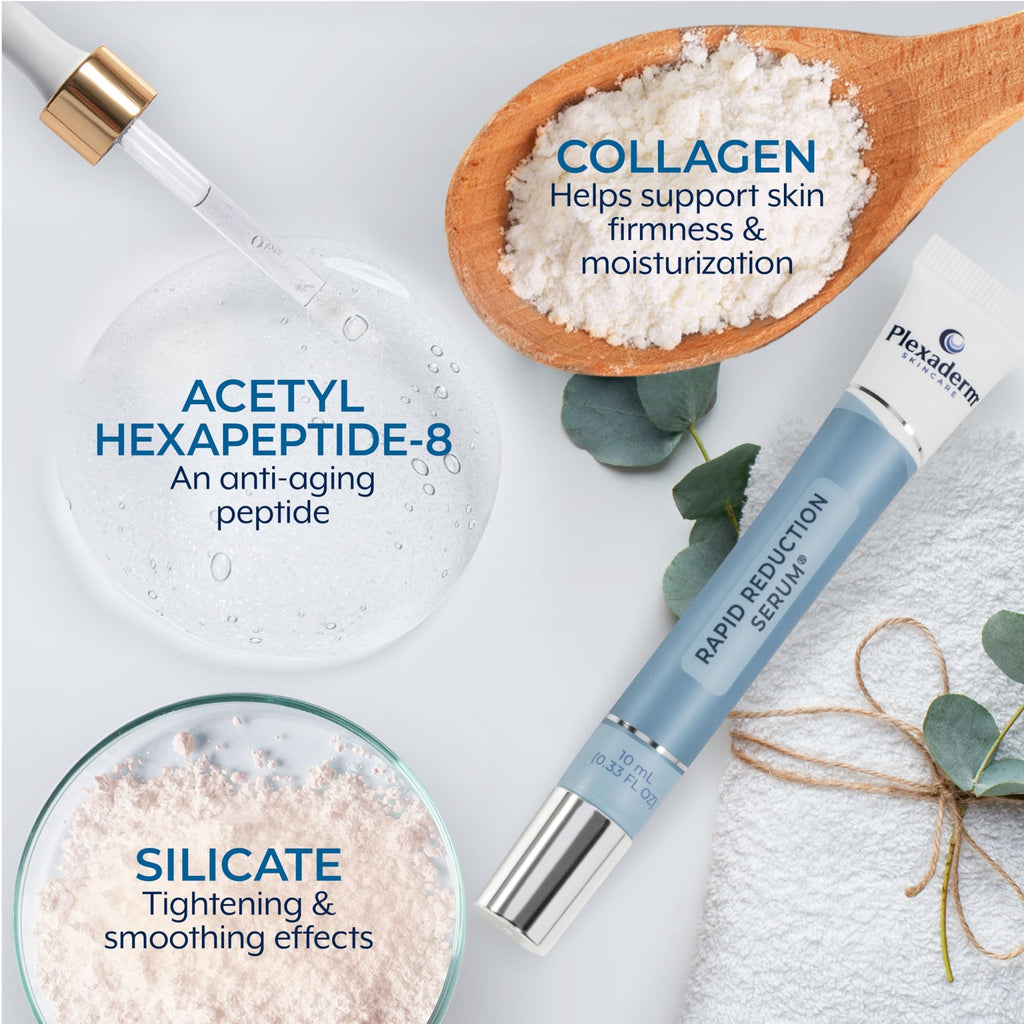 Plexaderm Rapid Reduction Eye Serum - Visibly Reduces Under-Eye Bags, Wrinkles, Dark Circles, Fine Lines & Crow's Feet Instantly - FENGGESTORE20