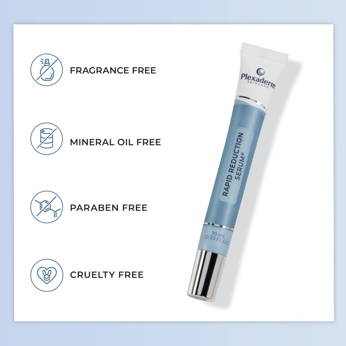 Plexaderm Rapid Reduction Eye Serum - Visibly Reduces Under-Eye Bags, Wrinkles, Dark Circles, Fine Lines & Crow's Feet Instantly - FENGGESTORE20