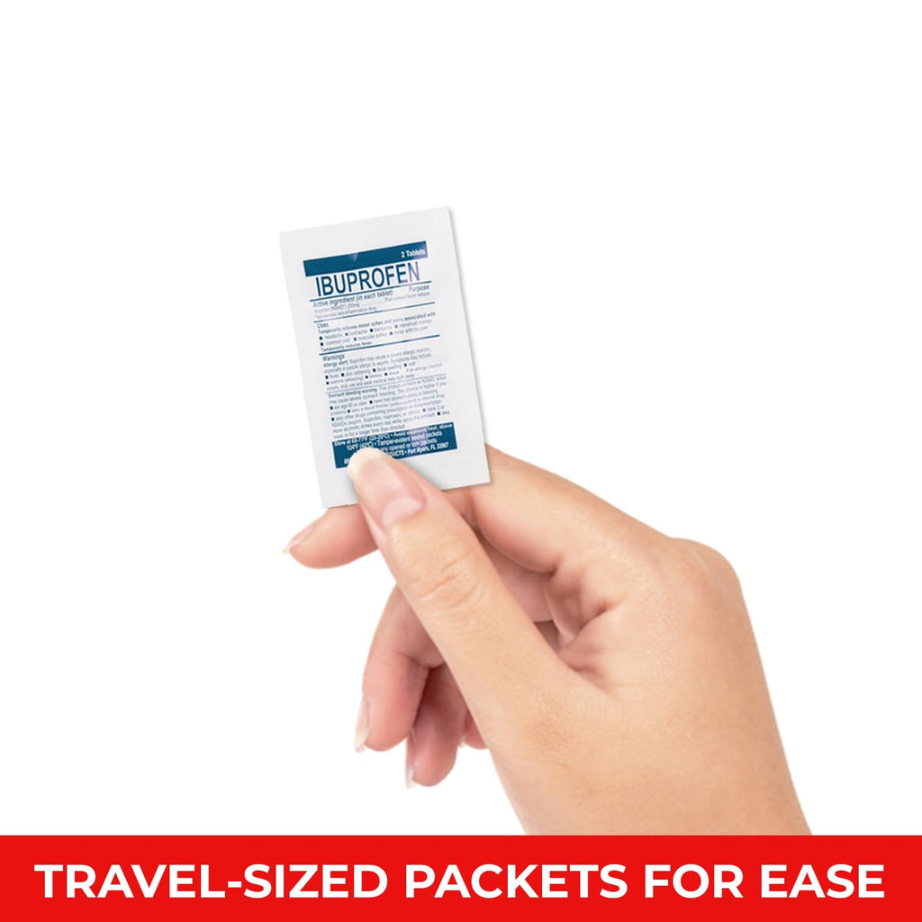 Pocket RX Mini Travel Medicine Kit – TSA-Approved First Aid Pouch with 10 Essential OTC Medications for Headache, Pain, Allergy, Upset Stomach & More – Compact, USA Made (17 Tablets) - FENGGESTORE20