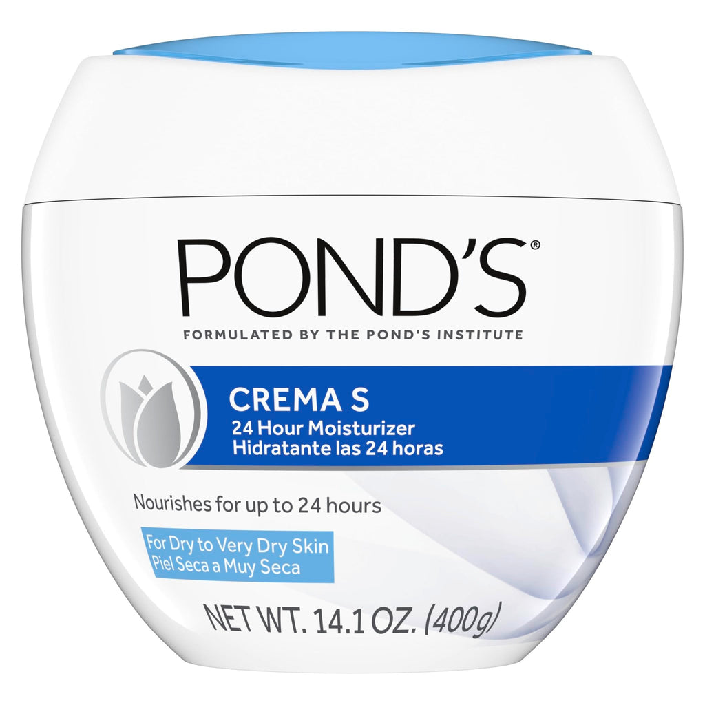Pond's Nourishing Moisturizing Cream, Crema S, Fragrance Free, Ivory, 14.1 Oz - FENGGESTORE20