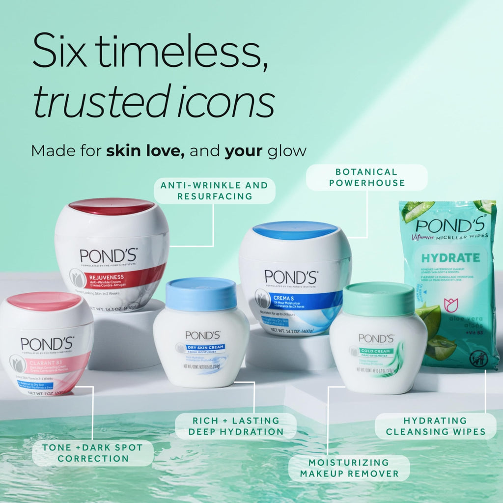 POND’S Rejuveness Face Cream – Anti-Aging Face Moisturizer with AHA’s, Vitamin E & Collagen – Daily Wrinkle Cream for Women - FENGGESTORE20