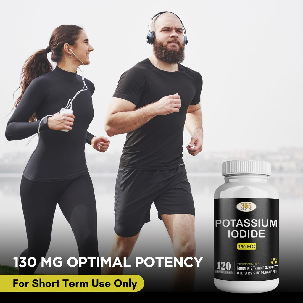 Potassium Iodide130 mg - KI Tablets- Potassium130 mg - USA Made Potassium Iodine Pills YODO Naciente - FENGGESTORE20