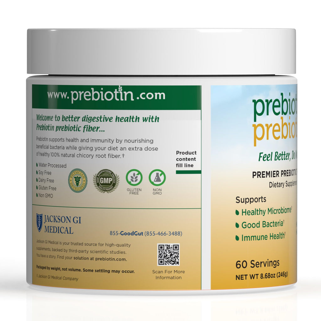 Prebiotin Prebiotic Fiber Supplement Powder 8.68 oz Supports Digestive Health High Fiber, Boosts Probiotics, Reduces Hunger All-Natural, Gluten-Free - FENGGESTORE20