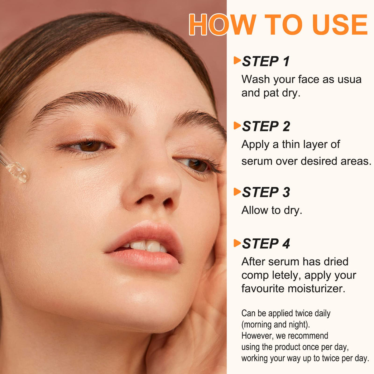 Premium 20% Vitamin C Serum For Face with Hyaluronic Acid, Retinol & Amino Acids - Boost Skin Collagen,Hydrate & Plump Skin, - FENGGESTORE20