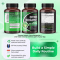 Premium Citrus Bergamot Organic Bergamot Supplement with Niacin Black Chokeberry Olive Leaf Black Pepper - FENGGESTORE20
