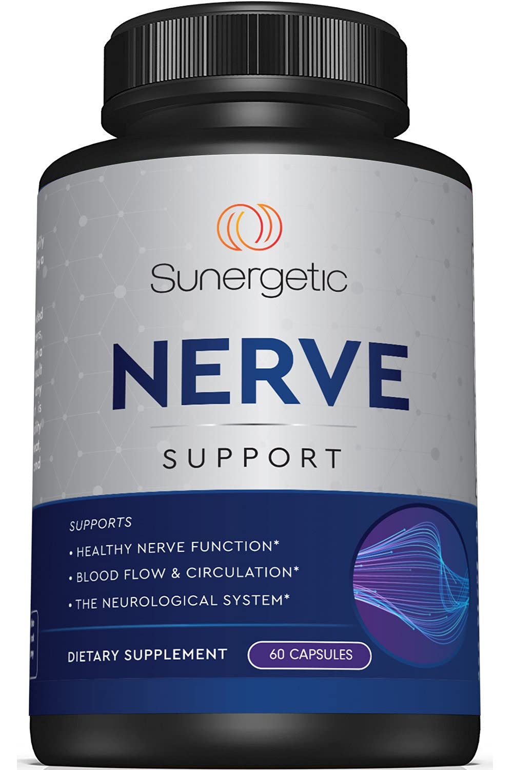 Premium Nerve Support Supplement – with Alpha Lipoic Acid (ALA) 600 mg, Acetyl-L-Carnitine (ALC) & Benfotiamine - Nerve Support Formula for Healthy Circulation, Feet, Hands & Toes - 60 Capsules - FENGGESTORE20