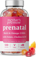 Prenatal Vitamin Gummies with DHA | Vegan Prenatal Vitamins for Women with Omega 3, Methylfolate, Choline & D3, Pregnancy Vitamins for Fetal Development - FENGGESTORE20