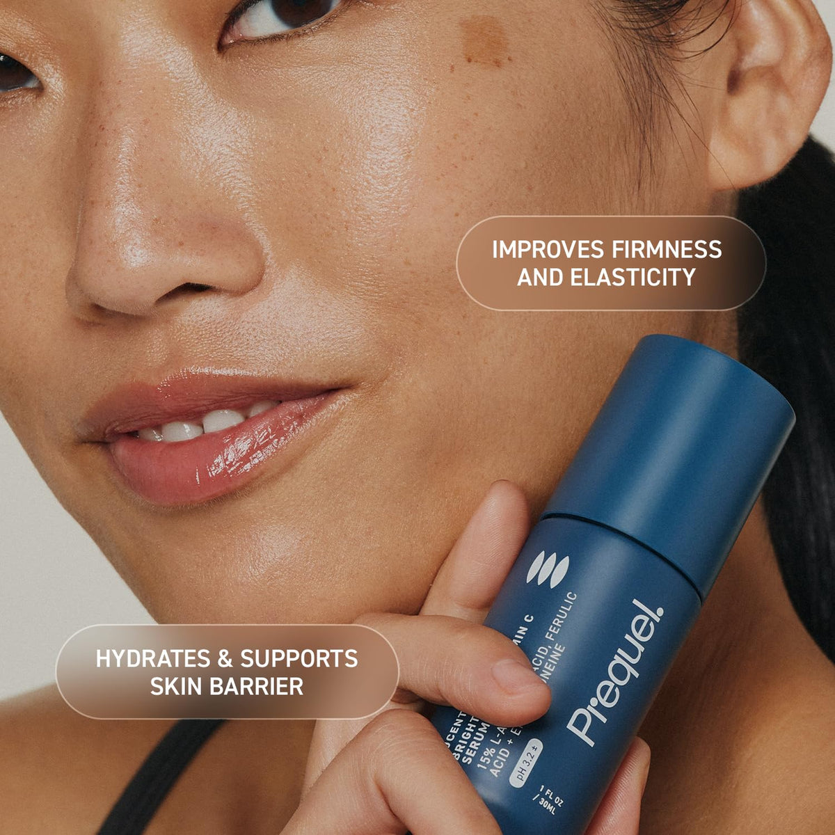 Prequel Skin Lucent-C, Vitamin C Serum for Face. Professional Facial L-Ascorbic Acid, Ferulic Acid Formula with Niacinamide. - FENGGESTORE20