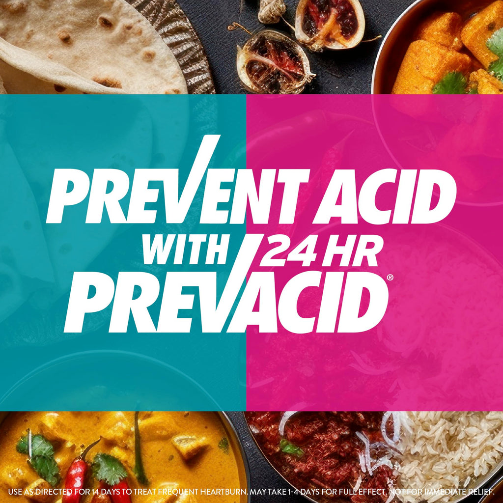 Prevacid 24HR Lansoprazole Capsules, 15 mg Acid Reducer, Delayed-Release PPI for Frequent Heartburn Relief, 42 Count - FENGGESTORE20
