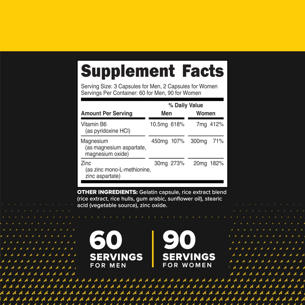 Primaforce ZMA Dietary Supplement, 180 Capsules - FENGGESTORE20