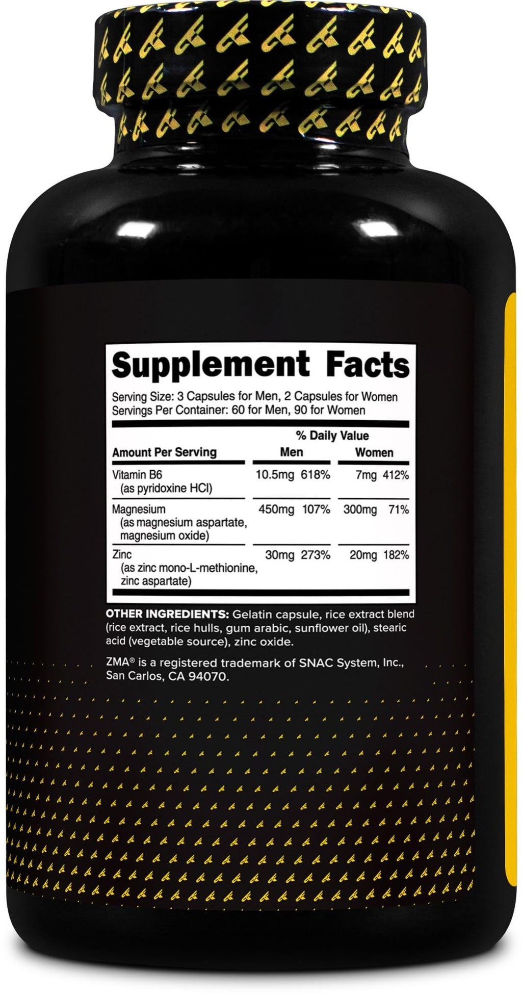 Primaforce ZMA Dietary Supplement, 180 Capsules - FENGGESTORE20