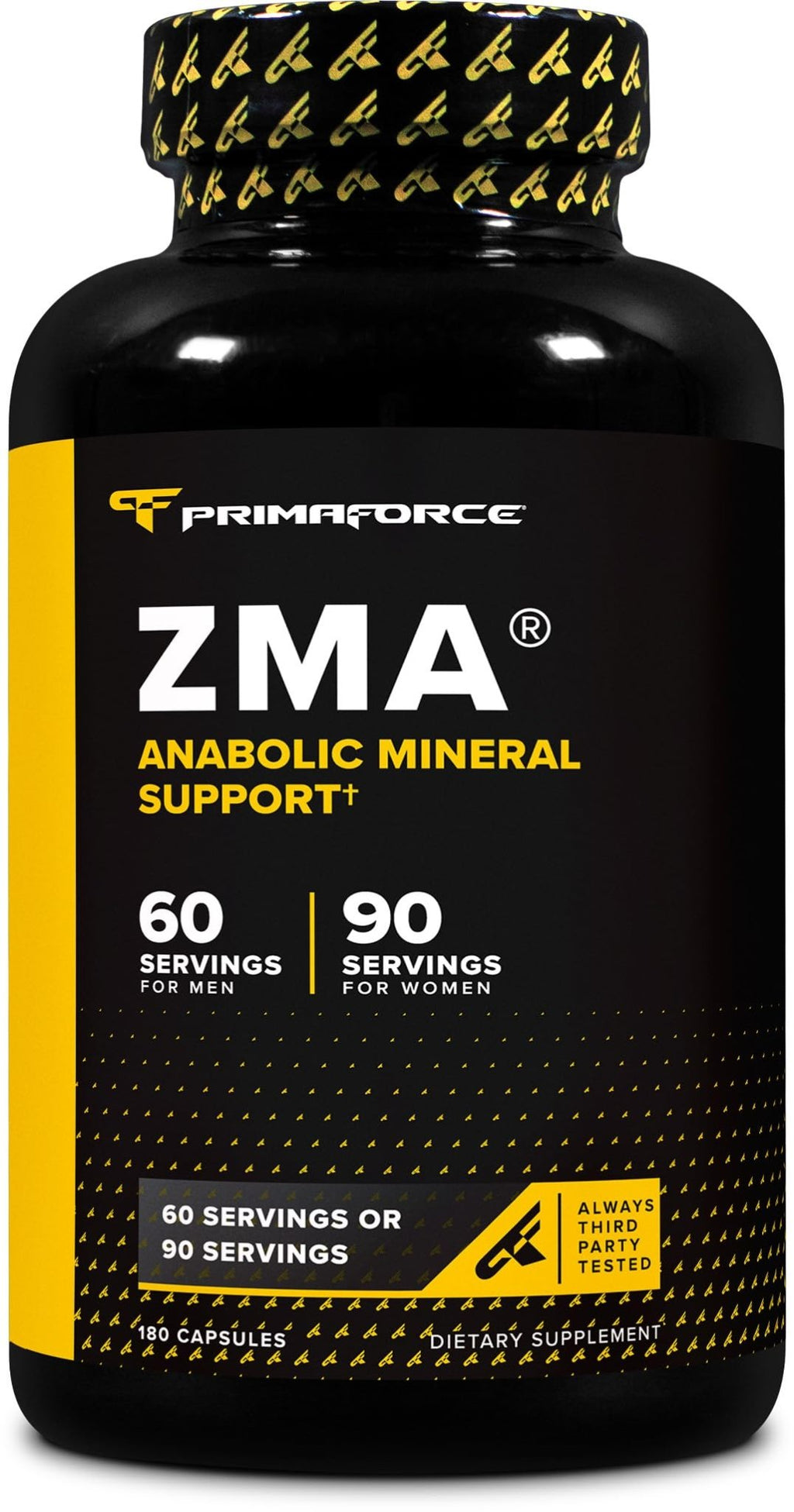 Primaforce ZMA Dietary Supplement, 180 Capsules - FENGGESTORE20