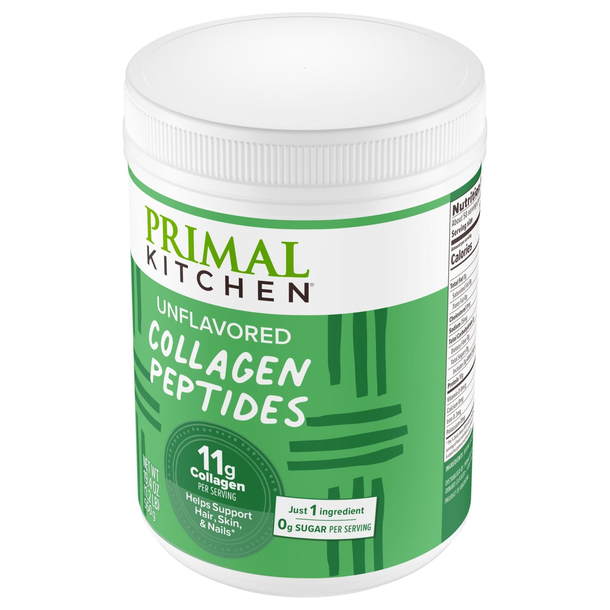 Primal Kitchen Collagen Peptides, Unflavored Collagen Powder, 1.2 Pounds - FENGGESTORE20