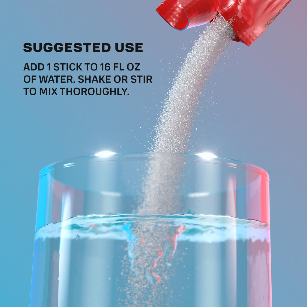 PRIME HYDRATION+ Electrolyte Powder Sticks, Cherry Freeze, Sugar Free Hydration Drink Mix with Potassium, Magnesium & B Vitamins - FENGGESTORE20