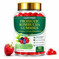 PRIMEHAVEN Probiotic Kombucha Gummies - Prebiotics, Probiotics, Postbiotics, Fiber Supplement, Slippery Elm, Dandelion Root, for Bloating, Gut Health - FENGGESTORE20