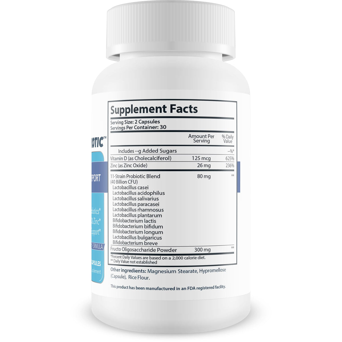 Pro Skin Probiotic - Skin Health Supporting Probiotic with Immune Support - Promote Healthy Skin Microbiome from Inside Out - Health Starts in the Gut - Support Reduced Breakouts, Redness, & Puffiness - FENGGESTORE20