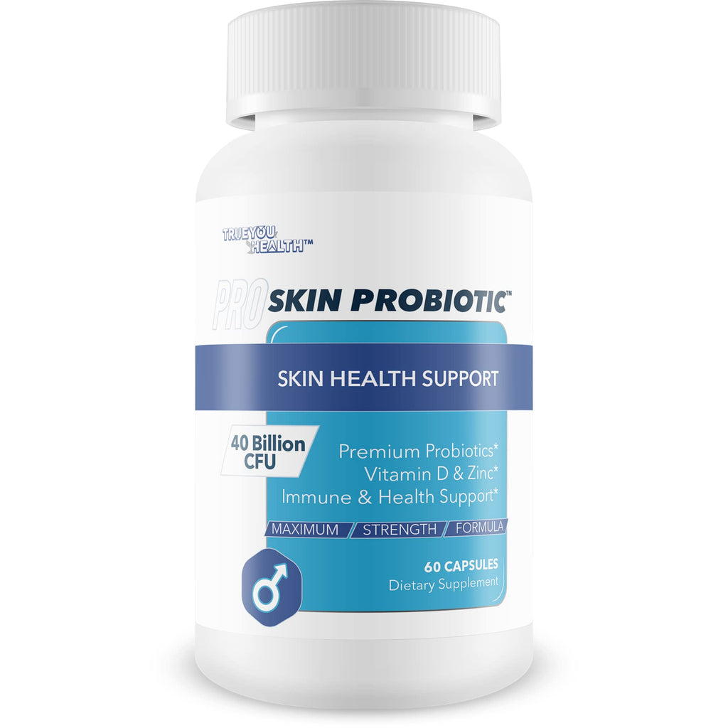 Pro Skin Probiotic - Skin Health Supporting Probiotic with Immune Support - Promote Healthy Skin Microbiome from Inside Out - Health Starts in the Gut - Support Reduced Breakouts, Redness, & Puffiness - FENGGESTORE20
