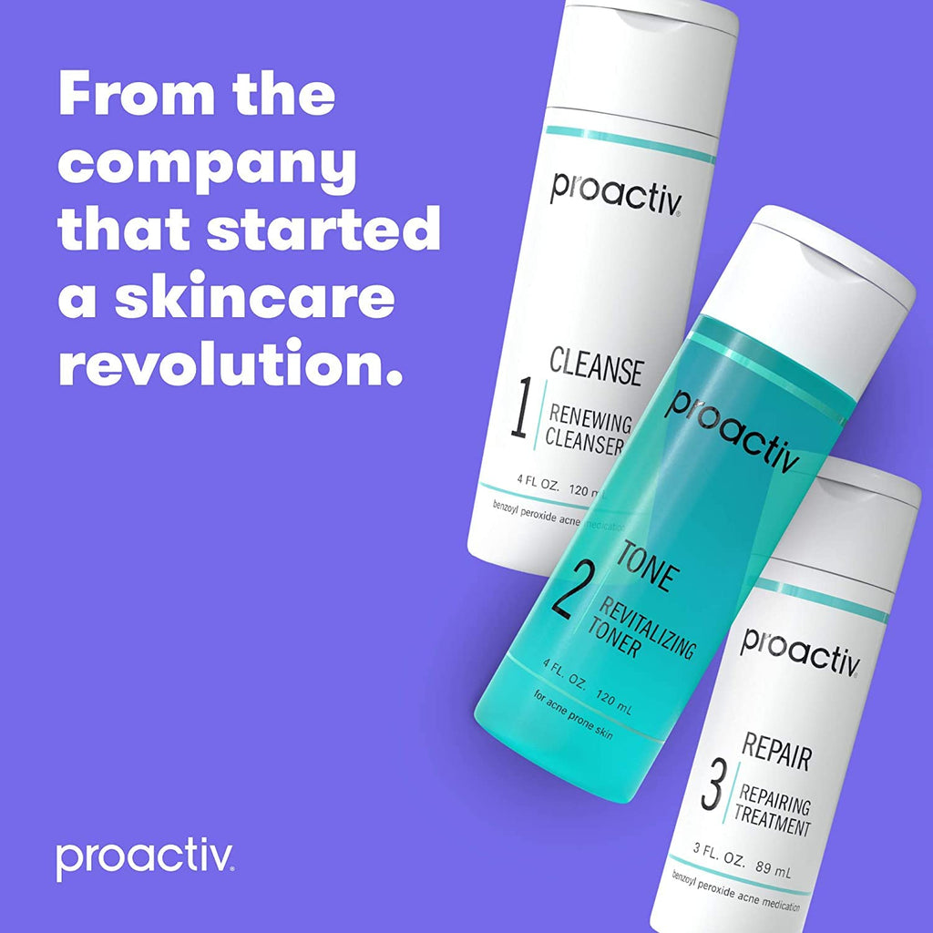 Proactiv Acne Cleanser - Benzoyl Peroxide Face Wash and Acne Treatment - Daily Facial Cleanser and Hyularonic Acid - FENGGESTORE20