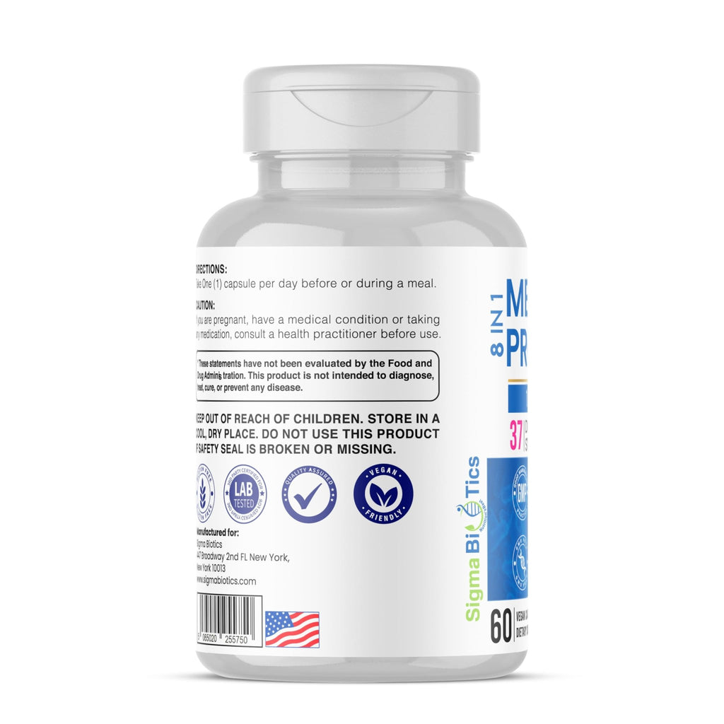Probiotics for Men - 150 Billion CFU Acidophilus Capsules with Prebiotics & Postbiotics - Supports Gut Microbiome, Colon & Immune Health - FENGGESTORE20